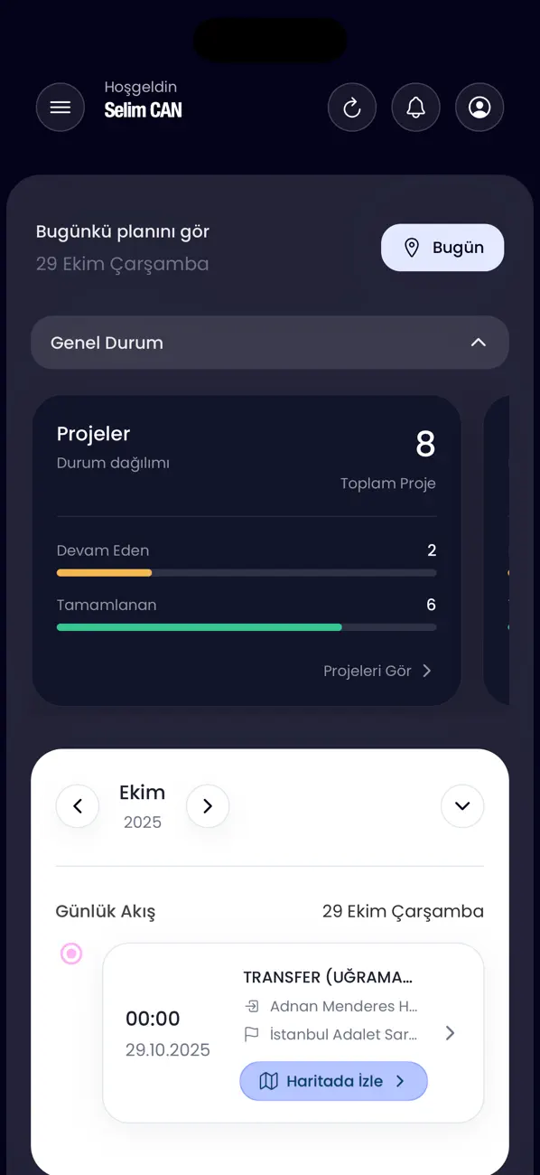 Nextway Agency ana sayfa görünümü