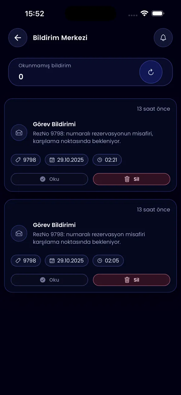 Nextway Agency takvim ve günlük akış ekranı